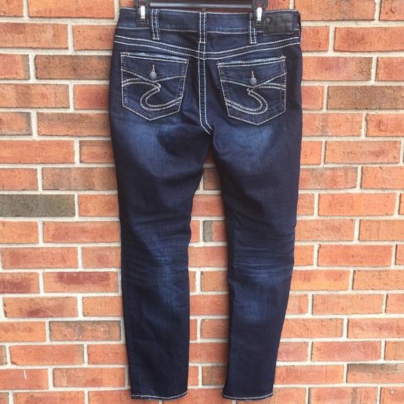 Silver Jeans Suki Mid Rise Skinny Jeans 